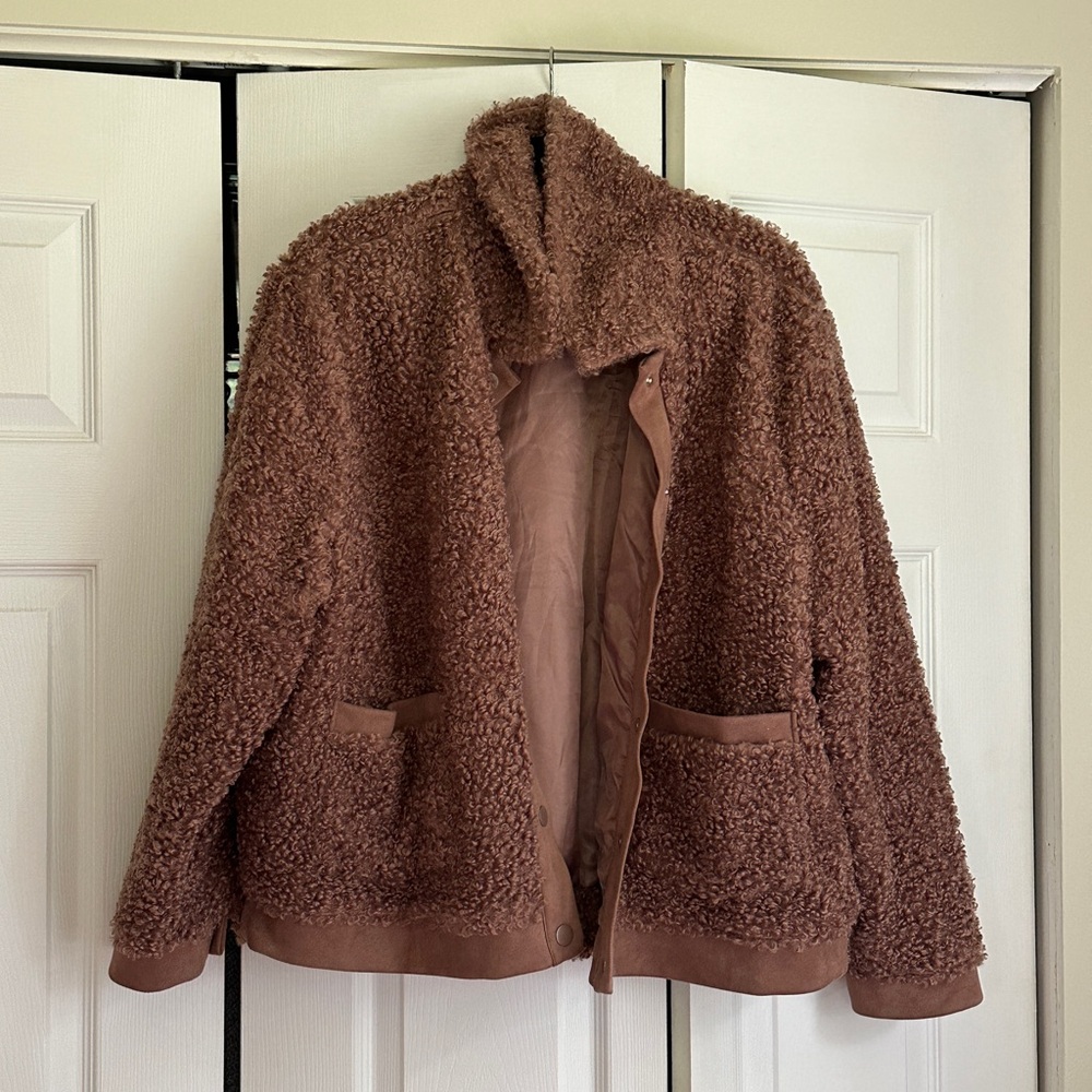 Brown Teddy Jacket